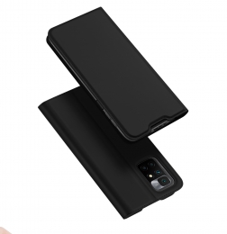 DuxDucis-TelefoonhoesjegeschiktvoorXiaomiRedmiNote10-SkinProBookCase-Zwart