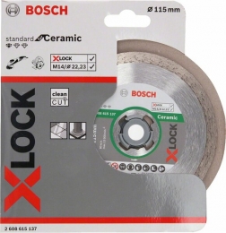Bosch2608615137X-LockDiamantschijfStandardForCeramic-115mm