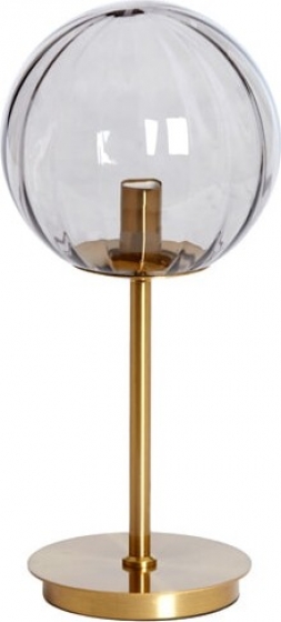 LightLivingTafellampMagdala20cm-LichtgrijsGoud