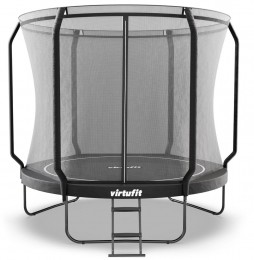 VirtuFitPremiumTrampolinemetVeiligheidsnet-Zwart-251cm
