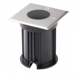 GrondspotVierkantTuinverlichtingGU10FittingWaterdichtIP67RVS