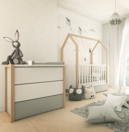 BellamyPinetteBabykamerLedikantJuniorbedenCommode