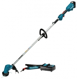 MakitaDUR192LST18VLi-IonAccuTrimmerSet1x50Ah-D-greep-300mm-Koolborstelloos