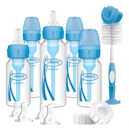 DrBrownsOptionsAnti-colicBlauwSmalleHalsGiftSet