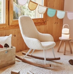 KaveHomeKinderschommelstoelJoeyBoucl-Wit