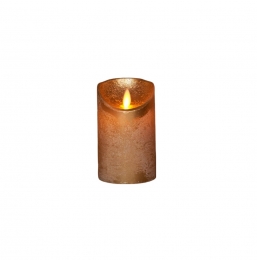 Batterijverlichtingkaarswaxrustiekmetbewegendevlamgoud125cm-Annascollection