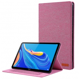 TablethoesgeschiktvoorHuaweiMediaPadM6108inchBookCasemetSoftTPUhouder-Roze