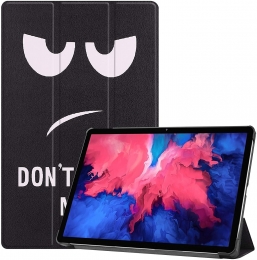 TablethoesgeschiktvoorLenovoTabP11-Tri-FoldBookCase-CovermetAutoWakeFunctie-DontTouchMe