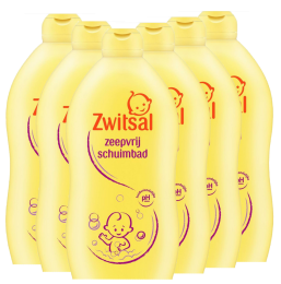 Zwitsal-ZeepvrijSchuimbad-6x700ml-Voordeelverpakking