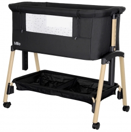 LorelliMillieBlackWoodWiegAanBed