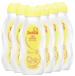 Zwitsal-RijkeHuidolie-Avocado-6x200ml-Voordeelverpakking