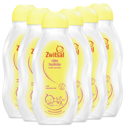 Zwitsal-RijkeHuidolie-Avocado-6x200ml-Voordeelverpakking