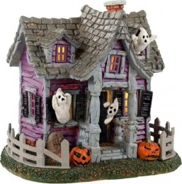 GhostCottage13x15x16cmHalloweenLEMAX-Lemax