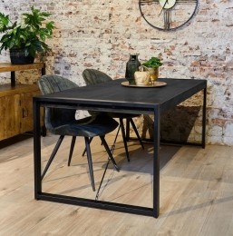 ZwarteeettafelBrittBlack160x80cm