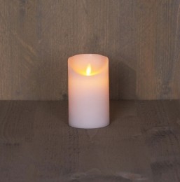 Batterijverlichtingkaarswaxrustiekmetbewegendevlam125cm-Annascollection
