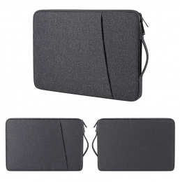 Case2go-Laptoptas154Inch-Schooltas-Extravakken-MetVerstelbareSchouderband-DonkerGrijs
