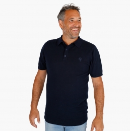 HerenPoloHessumDonkerblauw
