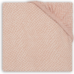 JolleinJerseySnakePalePink75x95cmBoxmatrasHoeslaken