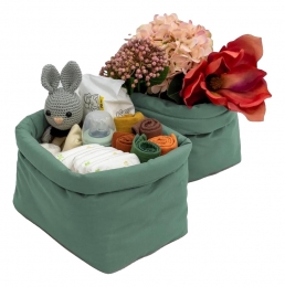 MordesignMommyGreen2stuksOpbergmandjes