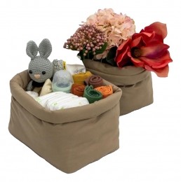 MordesignMommyCappuccino2stuksOpbergmandjes