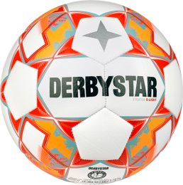DerbystarVoetbalStratosV23S-Light1044witoranjegrijs