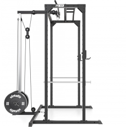 VirtuFitPR100PowerRackmetLatAttachment-SquatRack-InclusiefPulleyStation-Krachtstation