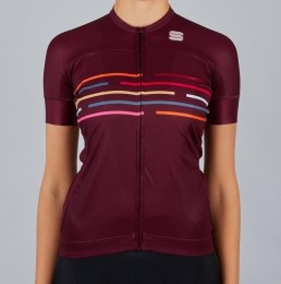 Sportful-maatM-ShortSleeveFietsshirtDames-Rood