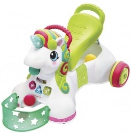 InfantinoSensorySmilinShimmer3-in-1EenhoornLoopwagenBK-227018