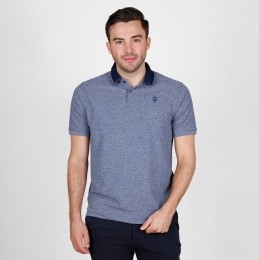 HerenPoloForeDonkerblauwMelange