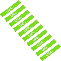 LifemaxxLMXMiniWeerstandsband-Licht-Groen-10stuks