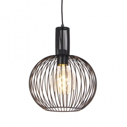 DesignMetalenHanglampZwart45cm