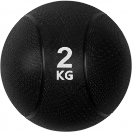 VirtuFitMedicijnbalPro-MedicineBall-2kg-Rubber-Zwart