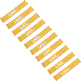 LifemaxxLMXMiniWeerstandsband-Medium-Oranje-10stuks