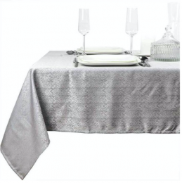 Tafelkleedodal250b150cmgrijsUniqueLiving-Uniqueliving