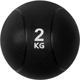 VirtuFitMedicijnbalPro-MedicineBall-2kg-Rubber-Zwart