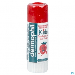 DermophilBerschermingLippenKidsAardbeiStick4g