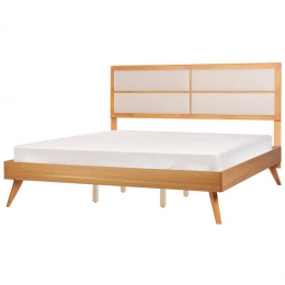 Beliani-POISSY-Tweepersoonsbed-Lichthout-180x200cm-MDF