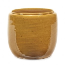 SeraxBloempotCostaHoney-GeelD21cmH21cm