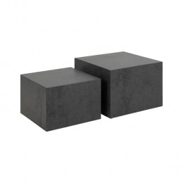 RebellenclubGubbioSalontafel-58x58cm-Grijs-SetVan2