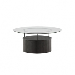 Svea-Donatellarondesalontafel-90cm-glas