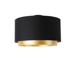 QAZQAModerneplafondlampzwartmetgoud47cmduokap-Combi