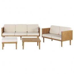 Beliani-BARATTI-Loungesetvoor5-Lichtehoutkleur-Acaciahout