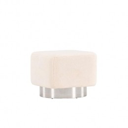 VentureHomeNewtonHockerPoef45x38x45-Offwhite