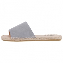 Espadrij-WomensPlageVelour-Sandalenmaat38beigegrijs