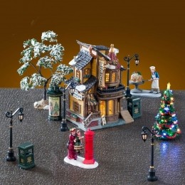 KerstdorpminiatuurLucysChocolateShopSet23x35x23cm-Lemax