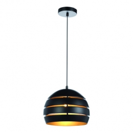 FreelightHanglampDjarinMatZwartGoud28cm