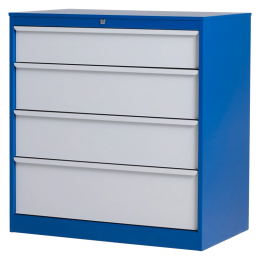 Werkplaatsladenkast4laden-105x100x585cm-WLP-101Witral9010