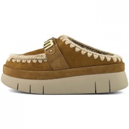 PantoffelsMouBounceWeltClogSuede