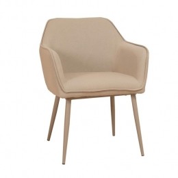 Bronx71ScandinavischeeetkamerstoelElintaupegerecycledestof-