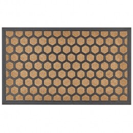 Beliani-TANDYKUL-Deurmat-NatuurlijkZwart-45x75cm-Polyester